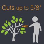 Fiskars Gardening Tools: Bypass Pruning Shears, Sharp Precision-ground Steel Blade, 5/8” Plant Clippers (91095935J) - Image 4