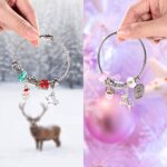 COO&KOO Charm Bracelet Making Kit, Jewelry Making Supplies Mermaid Unicorn Gifts for Teen Girls Crafts for Girls Ages 8-12 - Image 6