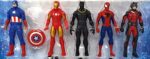 Marvel Avengers Action Figures - Iron Man, Hulk, Black Panther, Captain America, Spider Man, Ant Man, War Machine & Falcon! (8) - Image 5