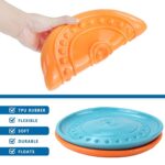 Ultra Durable Dog Flying Disc Indestructible Dog Toys for Aggressive Chewers Big Dog Toys for Large Dogs and Medium Dogs Outdoor Rubber Tough Dog Toys Pet Toys for Dogs Puppy Toys Dog Training Toys - Image 6
