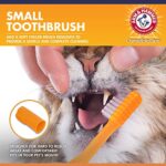 Arm & Hammer for Pets Complete Care Cat & Kitten Dental Kit | Includes 2.5 oz Tuna Flavor Enzymatic Cat Toothpaste, Cat Toothbrush, and Rubber Finger Brush for Cats - Image 4