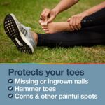 ZenToes 6 Pack Gel Toe Cap and Protector - Cushions and Protects to Provide Relief from Missing or Ingrown Toenails, Corns, Blisters, Hammer Toes (Variety, Beige)) - Image 3