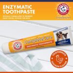 Arm & Hammer for Pets Complete Care Enzymatic Dog Toothpaste Value Size |Arm & Hammer Baking Soda Enhanced Dog Toothpaste for Dogs, Chicken Flavored Enzymatic Toothpaste for Dogs, 6.2 oz - Image 3