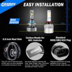 FAHREN 9005/HB3 LED Headlight Bulbs, 60W 14000 Lumens Super Bright LED Headlights Conversion Kit 6500K Cool White IP68… - Image 5