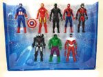 Marvel Avengers Action Figures - Iron Man, Hulk, Black Panther, Captain America, Spider Man, Ant Man, War Machine & Falcon! (8) - Image 4