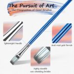 Paint Brush Set,Rosmax Artist Paint Brushes-Nylon Hair &15 Different Sizes for Acrylic Painting,Oil,Watercolor,Fabric-Great for Kids Adult Drawing Arts Crafts Supplies or Beginners,Professionals. - Image 5
