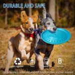 Ultra Durable Dog Flying Disc Indestructible Dog Toys for Aggressive Chewers Big Dog Toys for Large Dogs and Medium Dogs Outdoor Rubber Tough Dog Toys Pet Toys for Dogs Puppy Toys Dog Training Toys - Image 3