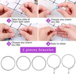 klmars Bracelet Making Craft Kit for Girls,Jewelry Making Supplies Beads Charms Bracelets for DIY Craft Gifts Toys for Teen Girls Age 4 5 6 7 8 9 10 12,Easter Basket Stuffers for Kids - Image 4